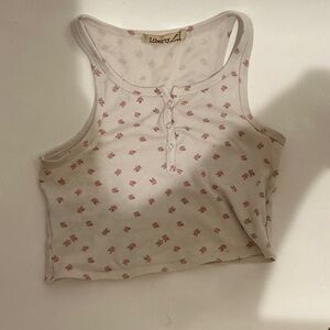 Liberty Love Cream Floral Tank Top